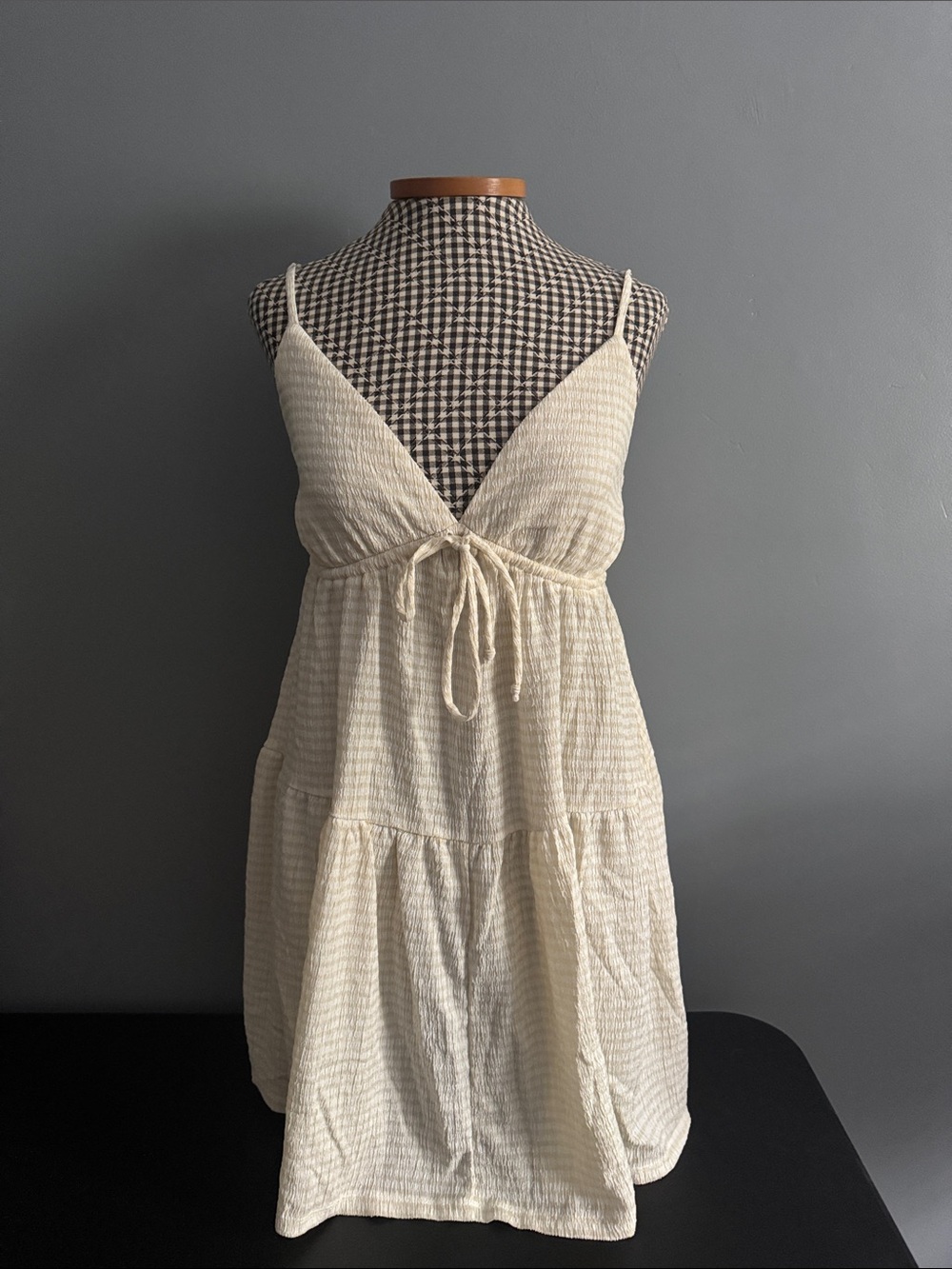 bp Yellow Tie-Front Dress